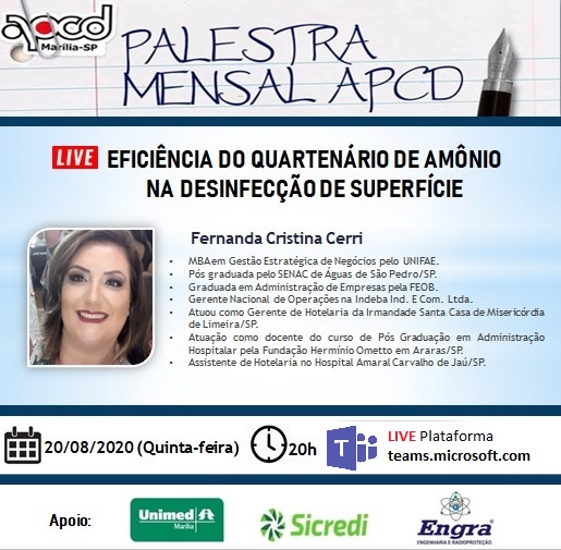 PALESTRA MENSAL APCD