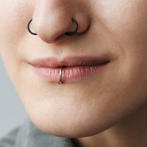 piercing na boca